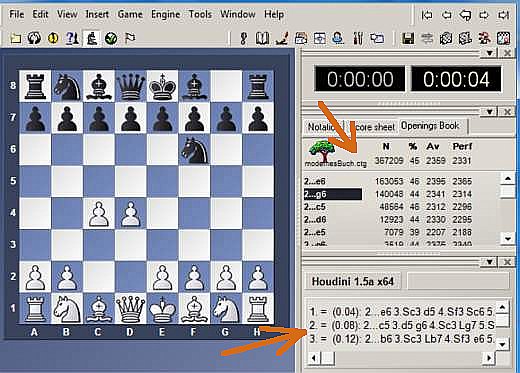 Playing chess against computer level 1. Game1 
